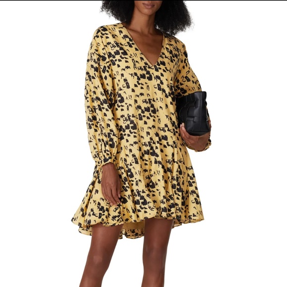Anine Bing Painterly Leo Peyton Dress (XS) - Picture 1 of 6